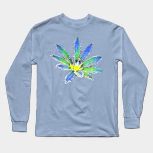 Morning Dew Leaf - Earth Long Sleeve T-Shirt